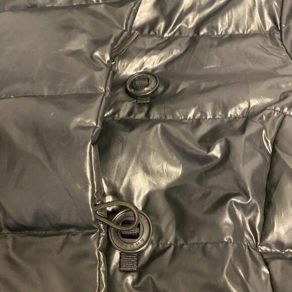 Marc New York Womens M/L Duck Down Feathers Fill Black Puffer Jacket Winter Coat - Picture 7 of 11